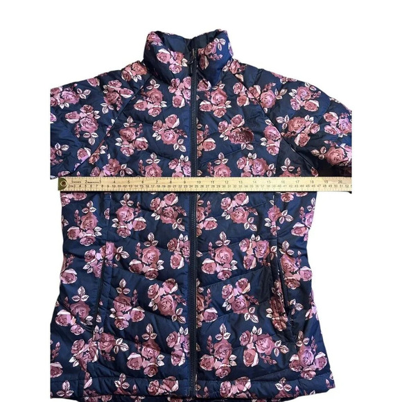 The North Face Women's Flare Down Jacket Urban Navy Floral Print Sz SP $160 - Picture 7 of 15